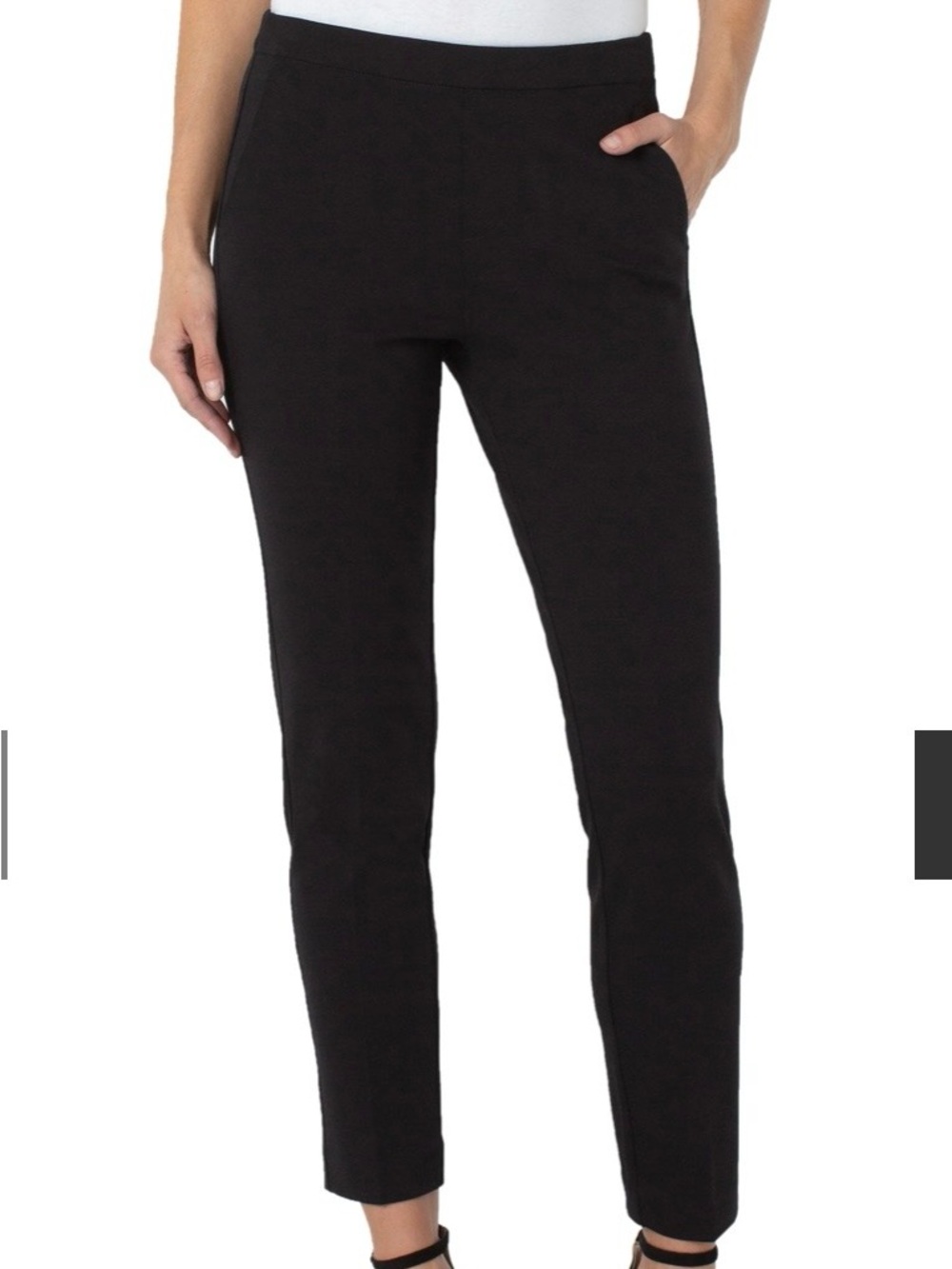 Liverpool petite Kayla Pull on Trouser Army Green